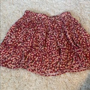 floral skirt